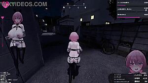 【3D】Secretflasher Manaka's Bunny Tits Tease You Wildly