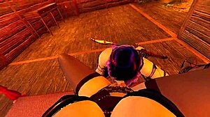 sharlea and glyssha's succubus tongues dive deep into wet lesbian pussies licking