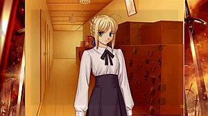 BIG TITS Saber Rides MONSTER COCK in Fate Stay Night Realta Nua Gameplay