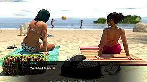 horny futanari succubus melts under milf's massive oppai seduction