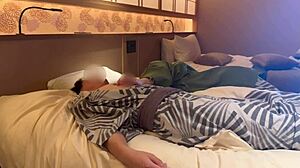 i couldn't resist fucking my curvy japanese girlfriend before dinner at the hot spring inn