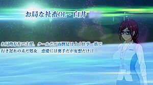 Busty Hentai Babe's Ass and Tits Pounded by Colleague in Shachiku Cinderella 2