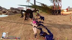 ride along with this cowgirl blowjob doggystyle anime action