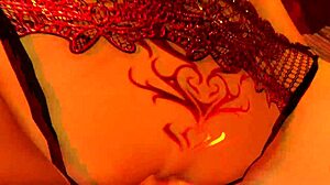 sharlea and glyssha's succubus tongues dive deep into wet lesbian pussies licking