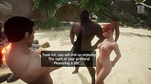 oh man my redhead gf got wrecked by huge bbc on nude beach trip