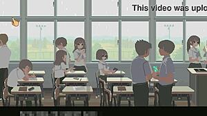 check out this cute college babe's erotic 6th month hentai game adventure for us