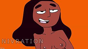 Connie's Naughty Fingers Explore Her Desires In Parody Play