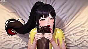 innocent asian cutie takes group oral anal toe nipple licks