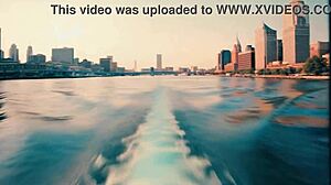 British employee slurps boss's big black cock before deepthroat pounding