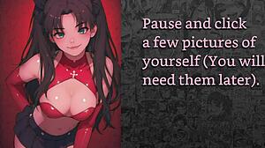 rin tohsaka makes you her sissy girlfriend joi with cock handling anal humiliation training