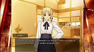 페이트 스테이 나이트 거유 세이버 몬스터 자지 탑승 게임플레이