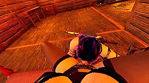 sharlea and glyssha's succubus tongues dive deep into wet lesbian pussies licking