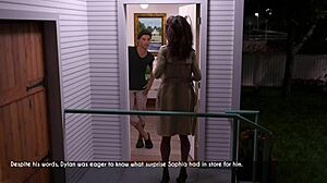 wife and stepmom sophia takes sam's rough creampie fuck while squirting everywhere