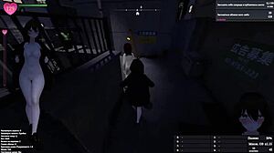 i opened my coat flashing naked tits to stranger 3d hentai