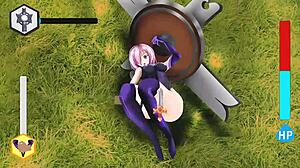 want to see this sexy female knight rip clothes in battle undress fight?