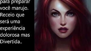 Miss Fortunes brutaler Femdom Arschplay JOI demütigt dich schmerzhaft