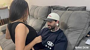 i watched these wild lesbians fuck my best friend and take his cum on their faces together