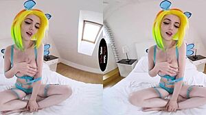Virtual Taboo POV with Sia Siberia's Small Tits Inspiring Your Masturbation Fantasies
