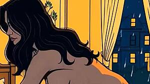 hey, wanna spy on my hot neighbor jerking off to her curves?