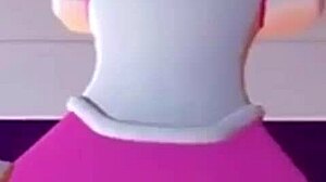 זונה אנימה מריקרום מוצצת זין בהתלהבות ורוכבת חזק