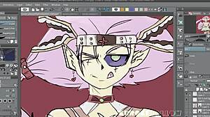 Anime Sexy Demon Speedpaint Reveals Intricate Monster Design Details