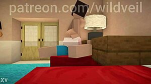 Chad fuck Lucy rough in minecraft pt2 now