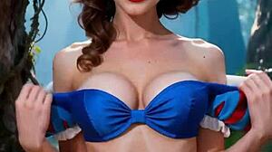 Snow White Gulps Seven Massive Cum Loads