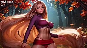 CUTE BLONDE BOUNCES HUGE TITS AND HARD NIPPLES IN SEXY OUTFIT!