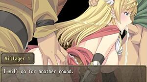 Villagers gangbang slaves hard anal creampie at the ranch!