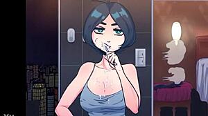 damn this beautiful cute hentai girl gets fucked so intensely and passionately