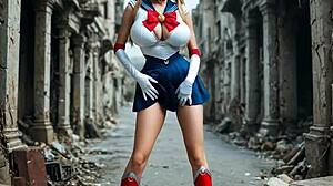 hey sailor moon howd you subdue those bad guys with your hentai moves