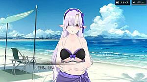 Shangri-La Drive Yun Swimsuit Scene