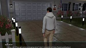 Horny Redhead's Big Tits Press Against You While Kissing in Park 3D Hentai Gameplay