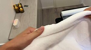 her soothing hands slide over his body but his cock throbs uncontrollably