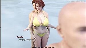 horny stepson grinds 12-inch monster cock on stepmom's huge ass cheeks while husband sleeps nearby in xenorav game