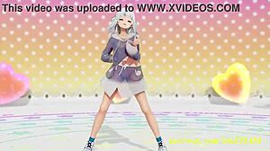 Novrs MMD Gura Hololive Hentai风3D诱惑舞