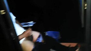 Latina Schoolgirl Slut Gloryhole Fucks Three Strangers in Cabins