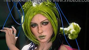 jolyne sex doll's massive ass gets toyed hard