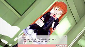 コスプレ女子が部活勧誘でパンツチラ！ワイルド3D hentai焦らし