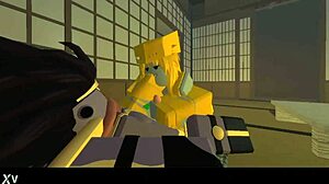 Girl rides monster cock sucking big tits bounce wild!