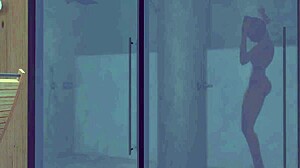 Gym sluts go crazy licking squirting in lesbian anime hentai SFM orgy!