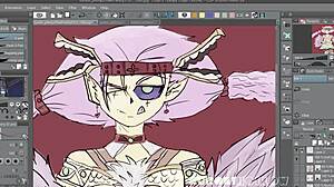 Anime Sexy Demon Speedpaint Reveals Intricate Monster Design Details