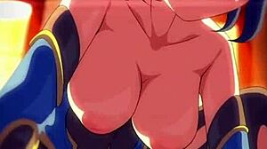 big hot anime milf teams up with super cute hentai girls for wild sex