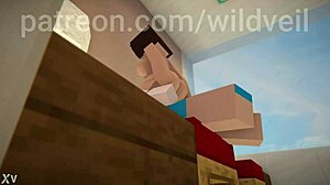Chad fuck Lucy rough in minecraft pt2 now