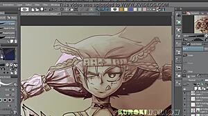 Anime Sexy Demon Speedpaint Reveals Intricate Monster Design Details