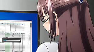 Hentai Wife's Wild Moans Riding Coworker in Doggystyle Missionary Fucking Bliss