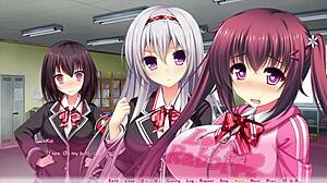 巨乳アニメ美女が百合ルートでモンスター巨根顔射中出し過負荷