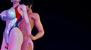 big tits nessa thighjob teases dick pool missionary creampie closeups