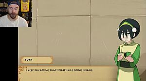 avatar's teen babe gives feet handjob blowjob before missionary creampie in game