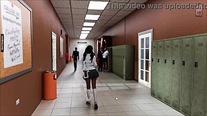 College Dean Dominates 18yo Lesbian Girl